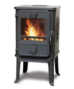 Morsoe 1412 mit Einhörnchen Schwarz - Kaminarena Kaminofen Fachhandel morsoe 1412 mit einhörnchen schwarz