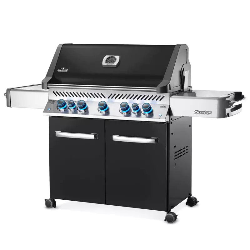 876 napoleon prestige 665 schwarz seitlich - Kaminarena Kaminofen Fachhandel napoleon prestige 665 schwarz seitlich
